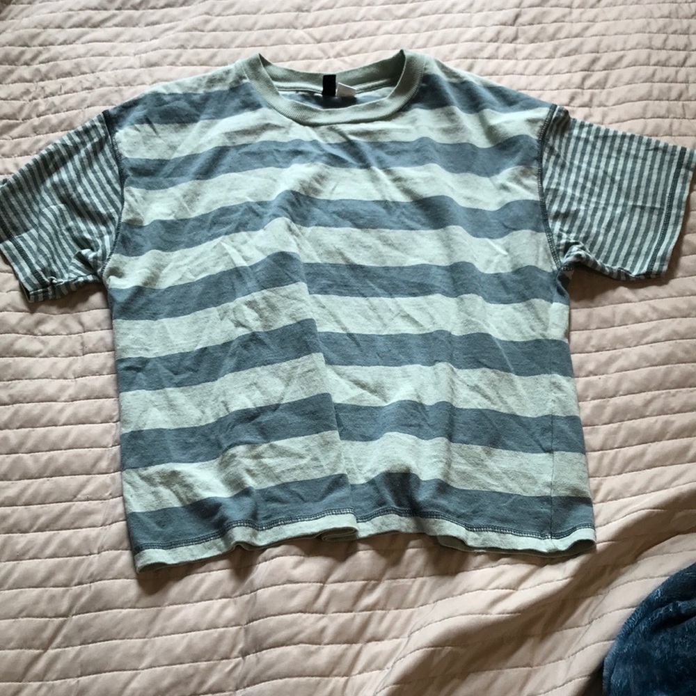 Green-Striped T-Shirt from Urban Outfitters